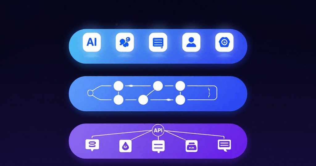 企业级AI Agent模型层、工作流引擎层与系统连接层的三层技术结构-GTS企业系统与软件定制开发